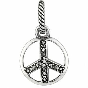 Brighton Peace Sign Charm